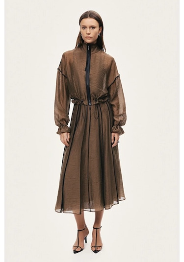 N26yn4258 Nocturne Etek CAMEL