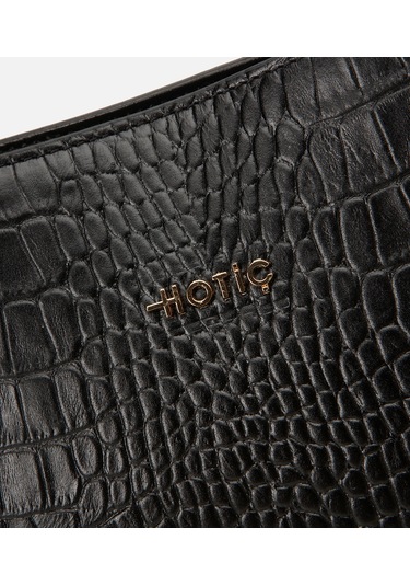 Hotiç Kadın Deri Siyah Omuz Çantası 03cah293410a100 Siyah