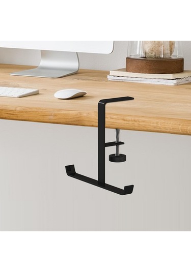 Suntek Masa Çanta Askısı Masa Masası Kanca Masa Askısı Sayaç Masaüstü Ofis Siyah Çok Renkli