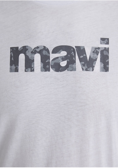 Mavi - Mavi Baskılı Beyaz Tişört 0611039-620 Beyaz