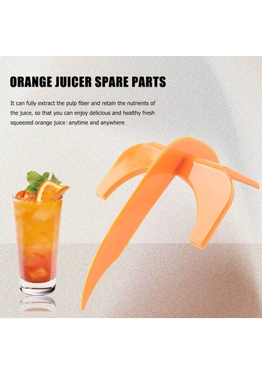 Xurunkeji Xc-2000e Limon Portakal Sıkma Makinesi İçin 4 Adet Elektrikli Portakal Sıkacağı Yedek Parçaları Portakal Kesici Portakal Soyucu Turuncu