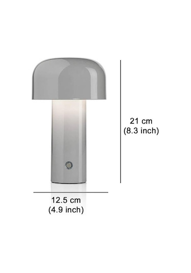 Sarı İtalyan Mantar Masa Lambası Taşınabilir Kablosuz Dokunmatik Şarj Edilebilir Gece Masa Lambası Masaüstü Gece Lambası 56897113 Sarı