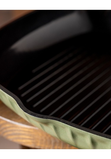 Madame Coco Freya Izgara Tavası - Yeşil - 16 CM