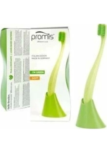 Promis Biplastic Yeşil Single Diş Fırçası 6750 - Soft - Tutucu Hediyeli