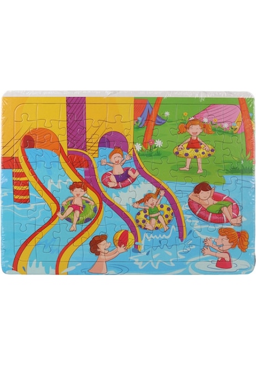 80 Parça Çocuk Puzzle Ve Yapboz Karışık Seri 12' Li Set