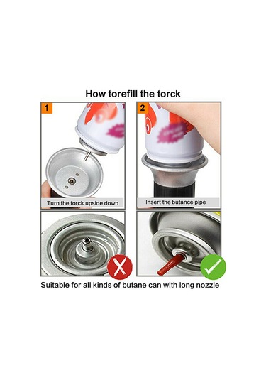 Samdoo Alüminyum Alloy Isı Torchu - 1300 C Ateş Regülatörlü, Ergonomik Tasarım, Ev Ve Dış Mekan Bbq, Pişirme, Lehimleme Çok Renkli