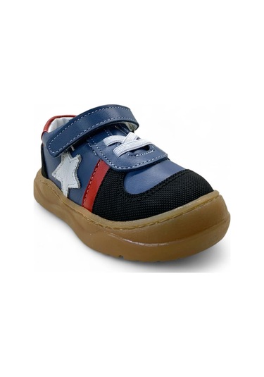 590 Bebek Deri Sneaker Mavi