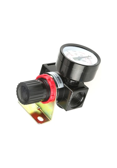 Wezone Br4000 G1/2'' Aluminyum Filtreli Basınç Regülatörü - 0.05-1mpa Aralığı, Basınç Ölçerli, Kompresör Hava Valfi