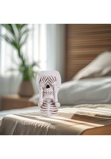 Suntek Kafatası Çiçek Saksısı Cadılar Gözlerini-kapat