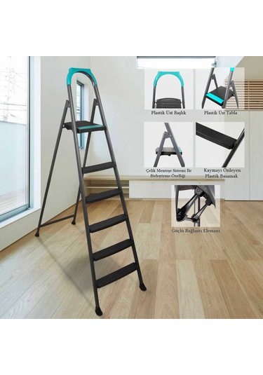 Doğrular Riser 5+1 Plastik Basamaklı Merdiven 51305