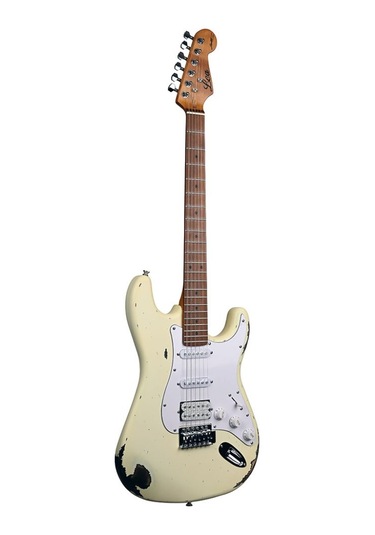 Lea Rlc-100 Ow Limited Edition Heavy Relic Elektro Gitar Olympic White