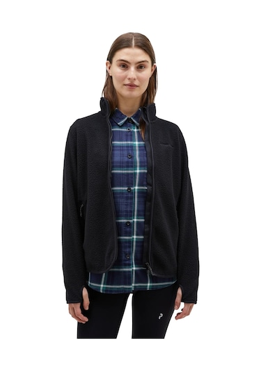 Peak Performance Peak Performance Pile Zip Kadın Siyah Fleece 001 Siyah