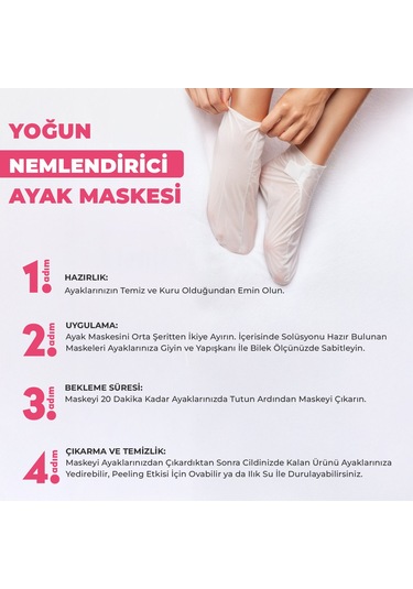 Dermokil Yoğun Nemlendirici Ayak Maskesi 30 Ml X 3 Adet