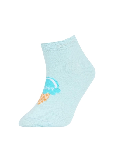 DeFacto Kız Çocuk 7'li Pamuklu Gün Detaylı Patik Çorap X1885A6NSKR1 DeFacto Kız Çocuk 7'li Pamuklu Gün Detaylı Patik Çorap X1885A6NSKR1