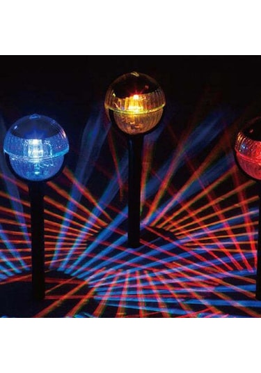 Cbtx Bahçe Aydınlatma Güneş Sihirli Top Çim Işığı Led Bahçe Işık Renkli Işık Kontrol Işığı