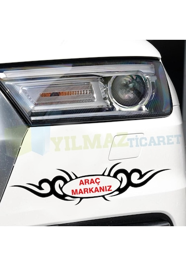 Tüm Araçlara Kişiye Özel Alev Araç Oto Sticker Motosiklet Etiket