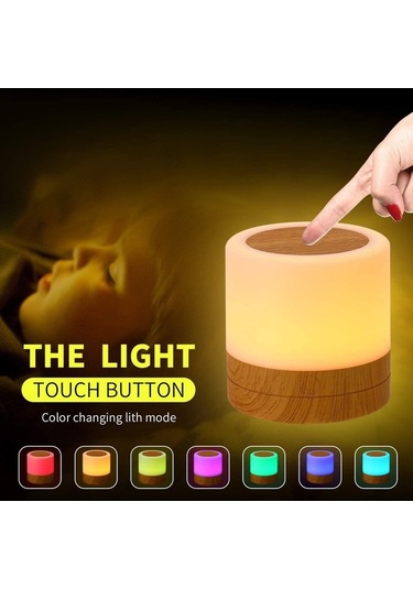 Novahub Rgb Gece Lambası Kamp Işığı Atmosfer Işıkları Başucu Lambaları Uzaktan Kumandalı Renk Değiştiren Çadır Aydınlatması Dokunmatik Kontrol, Renk Geçişli Beyaz