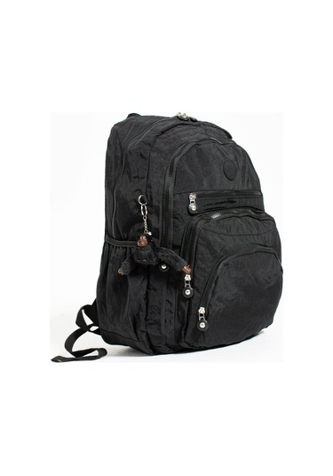 Ultra Hafif Çok Cepli Su Geçirmez Okul Çantası Laptop, Notebook, Okul, Spor, Seyahat Siyah 571-1e-2 Siyah