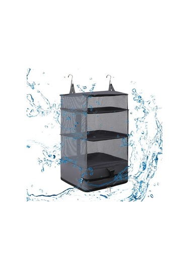 Pazly Suntek Space Seyahat Saver Rafları Koyu Katlı Katlanabilir Gri Asma 3 Wv Koyu Gri