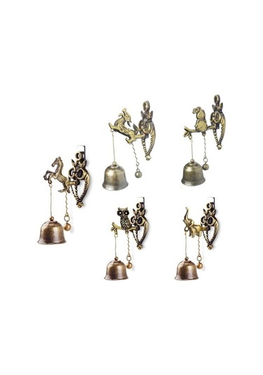Pazly Eski Metal Çan Kapı Dükkâncı Iyi Şanslar Tokmağı Rüzgar Çanı Manyetik Duvar Asılı Süsleme Odası Bahçe Mağaza Ön Giriş Hediyesi Elefant