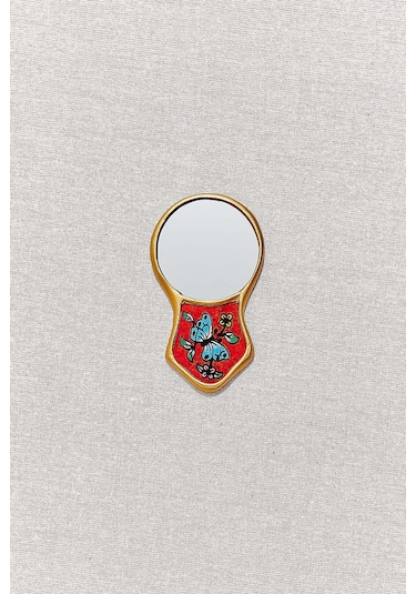 Pasabahce Mini El Aynası 5.5x10 Cm - 1 Adet Cok Renkli