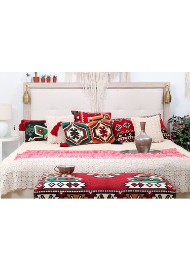 Lorence Home / Esmeli Kilim Şeker Kırlent - Frigya