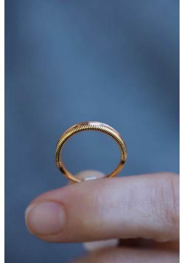 14 Ayar Altın Ajda Yüzük Yzk26453