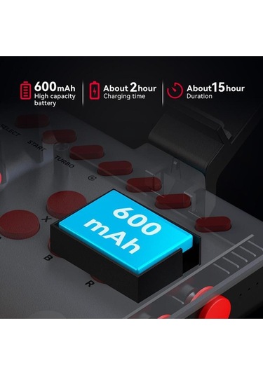 Taşınabilir Wireless Kablosuz Ps4 Ps3 Android Pc Uyumlu Turbo Retro Nostaljik Gamepad