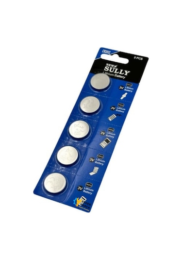 Sully Cr2032 Düğme Pil 5li