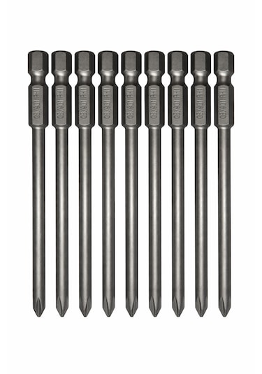 Profesyonel Ph1 90 Mm Tornavida Ucu Acr Teknolojili 1/4" Hex 10 Adet Ceta Marka