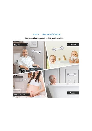 Maoyaya Yaşlılar Yaşlı Tutma Taburesi Sandalye Paket Krom Kolu İnç İçin İçin İçin Güvenlik Güçlü Emme Duş Duş Duş Duş Çubuklar, Çubuğu, Çubuğu, Banyo Altın 2 12 - Sv Krom - Altın