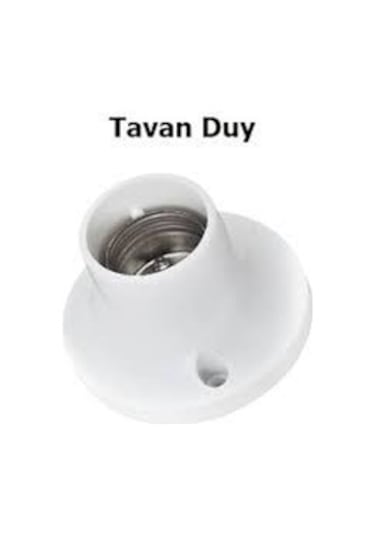 Çetsan Duvar Duy E 27 Beyaz Duvar Duy