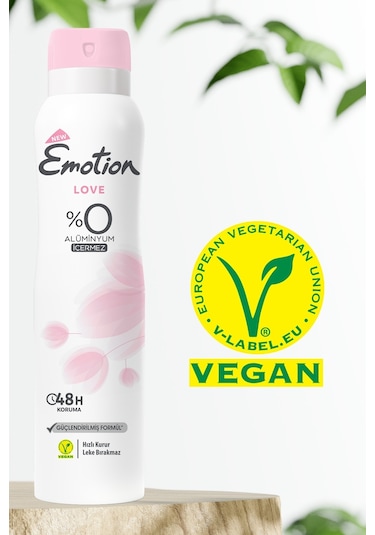 Emotion Love Kadın Sprey Deodorant  3 x 150 ML