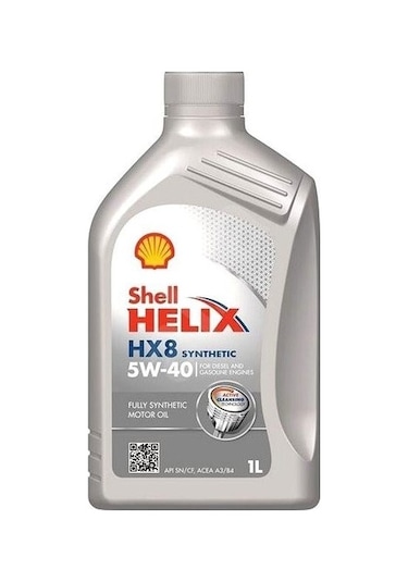Shell Helix Hx8 5W-40 Tam Sentetik Motor Yağı 1 L