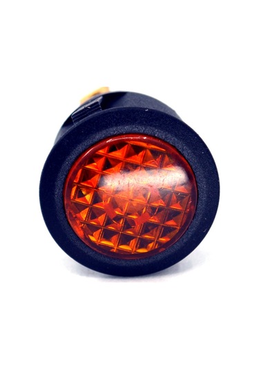 Sarı Göz Lambası 12v Led 23mm Gösterge İkaz