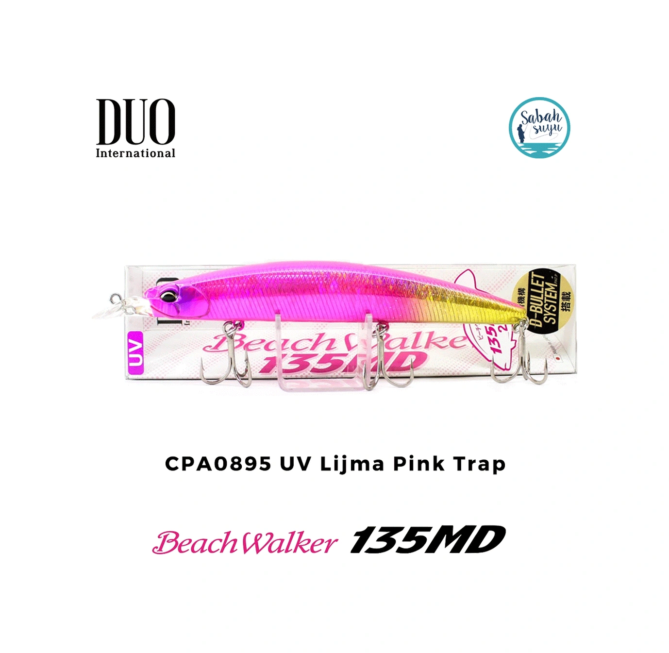 Duo Beach Walker 135md Cpa0895 Uv Lijma Pink Trap Maket Balık