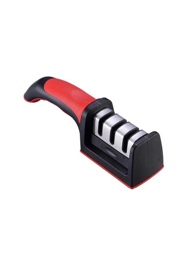 Lmetjma 3 Aşamalı Bıçak Bileyici + 1 Yedek Bileyici Manuel Mutfak Bıçağı Bileyici Tüm Bıçaklar İçin Kc0319