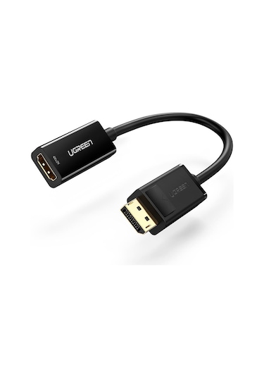 Ugreen 40363 Displayport To 4K Hdmi Dönüştürücü Adaptör. Siyah