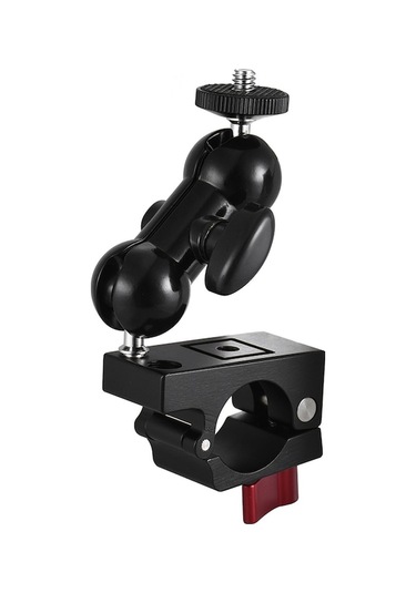 360 Dönebilen 25mm Profesyonel Kamera Stabilizatör Kızağı - Djı Ronin, Moza Lite 2 Uyumlu