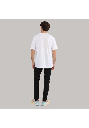 Jack & Jones Göğüs Logo Baskılı Tişört- Grow 12249613 Beyaz