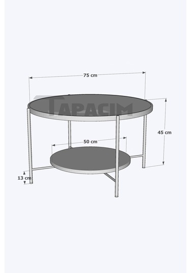 Oslo Orta Sehpa Atlantik Çam