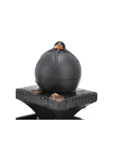 Suofeng Ev Ve Ofis Masaüstü Su Sahneleri - Plastik Bolaşık Taşlı Led Işıklı Usb/batarya Beslemeli Sakinleştirici Dekoratif Aletler