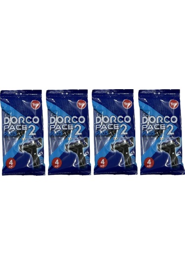 Dorco Pace 2 Plus Kullan At Tıraş Bıçağı 4 x 4'lü Poşet