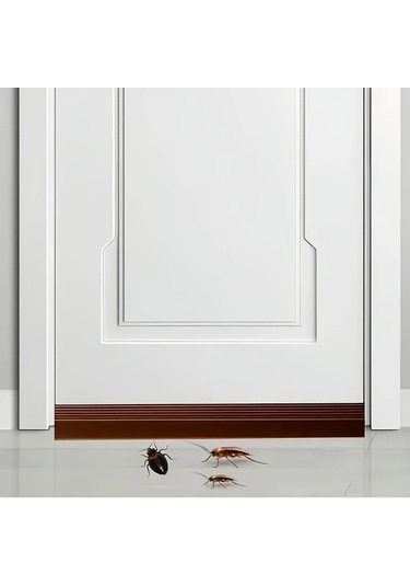 Chuangyinshop 36mm X 78.74inç Kahverengi Kendinden Yapışkanlı Kapı Contası, Ses Rüzgar Toz Böcek Yalıtım Bandı Diğer