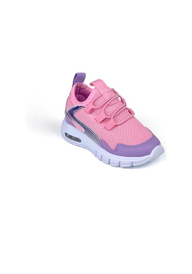 Kız Bebe Lila Işıklı Bağcıksız Rahat Kalıp Sneaker Spor Ayakkabı LILA