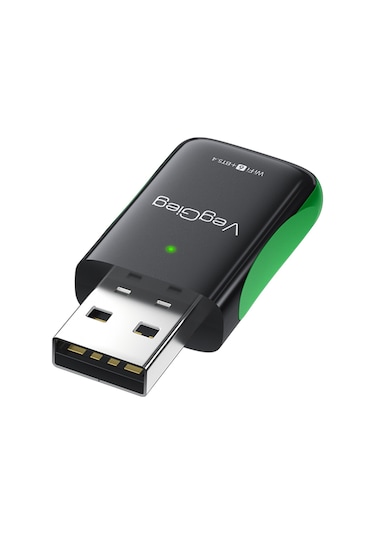 Veggieg 1100 Mbps Dual Band Wi-fi 6 Alıcı Ve Bluetooth 5.4 Adaptör Mini Usb Dongle