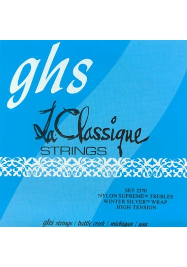 Ghs Usa 2370 Set Profesyonel Yüksek Gerilim Klasik Gitar Tel Seti