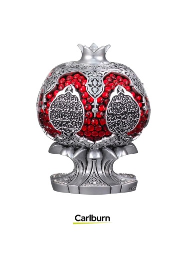 Özel Üretim Kutulu Antik Gümüş Canlılık Pozitiflik Dekoratif Karınca Duası Bereket Nar Boytu Biblo