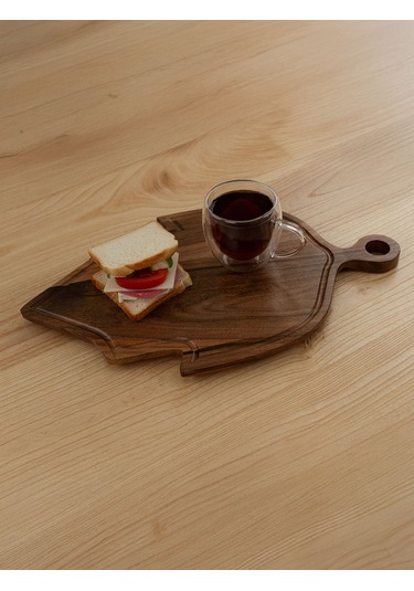 Ahşap Yaprak Kesme & Sunum Tahtası