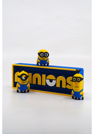 Minions Figür Ve Logo Seti